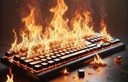 Image de Clavier en feu : pourquoi taper vite et bien fait de vous le boss du tchat